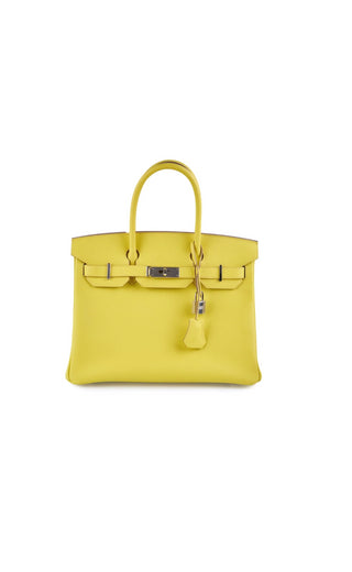 Lime Birkin 30 Epsom Leather Palladium Hardware