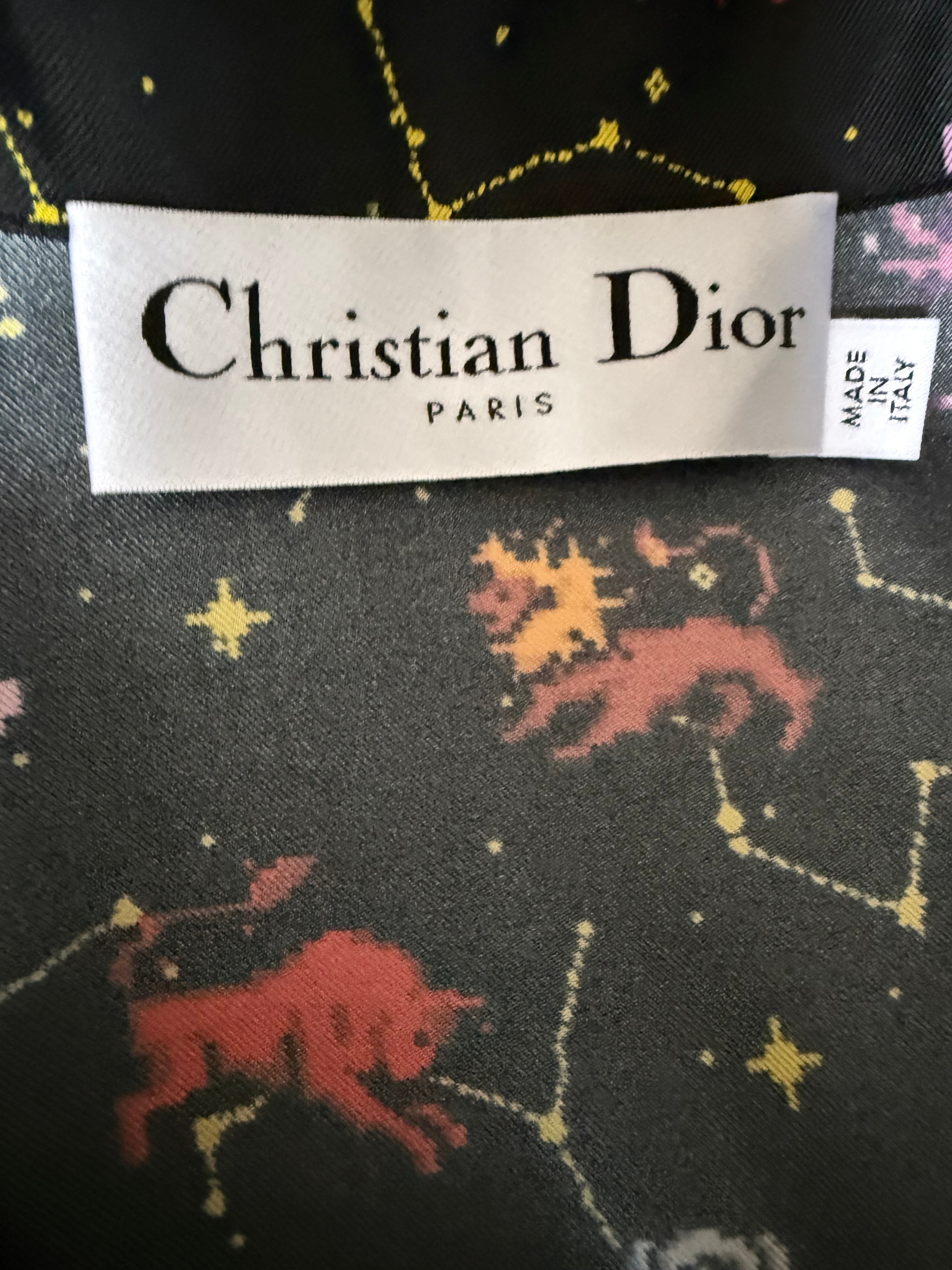Dior Silk Zodiac Shirt & Pant Set