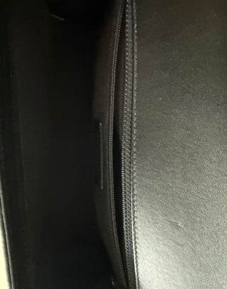 Chanel Black Quilted Lambskin Medium Boy Bag