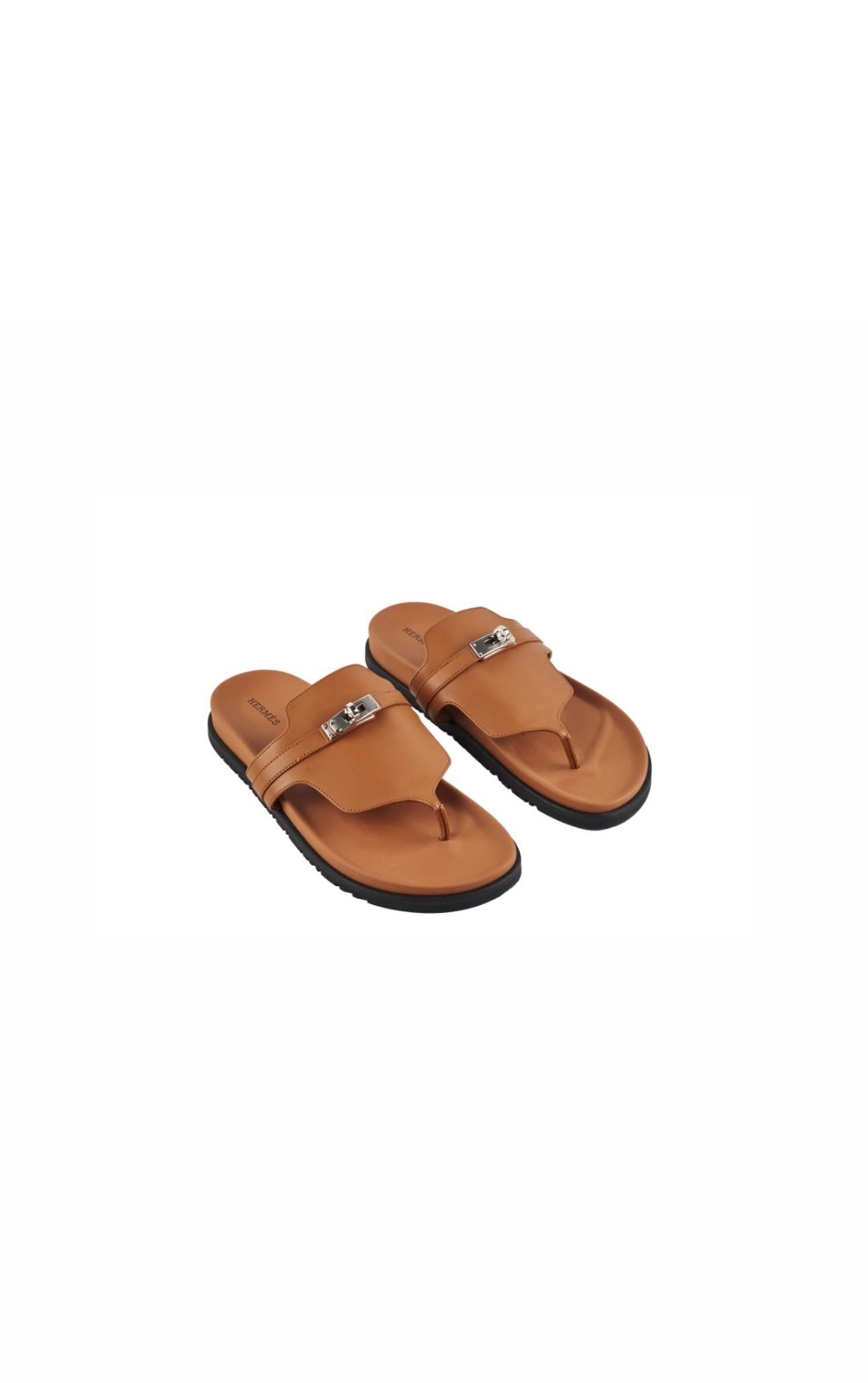 Tan Leather Empire Sandals