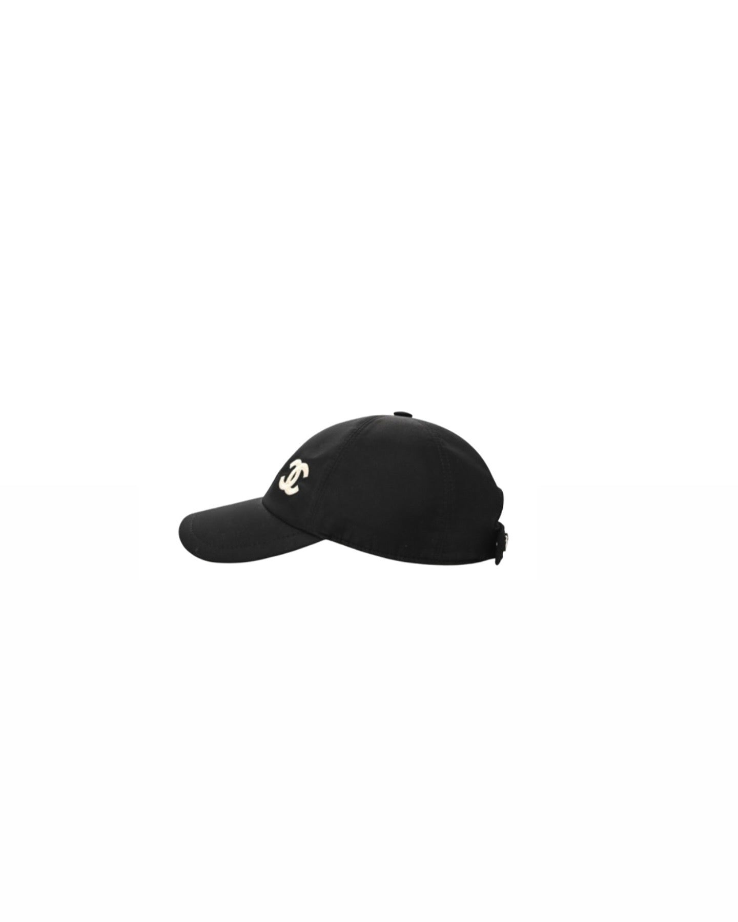 Black CC Logo Cotton Cap