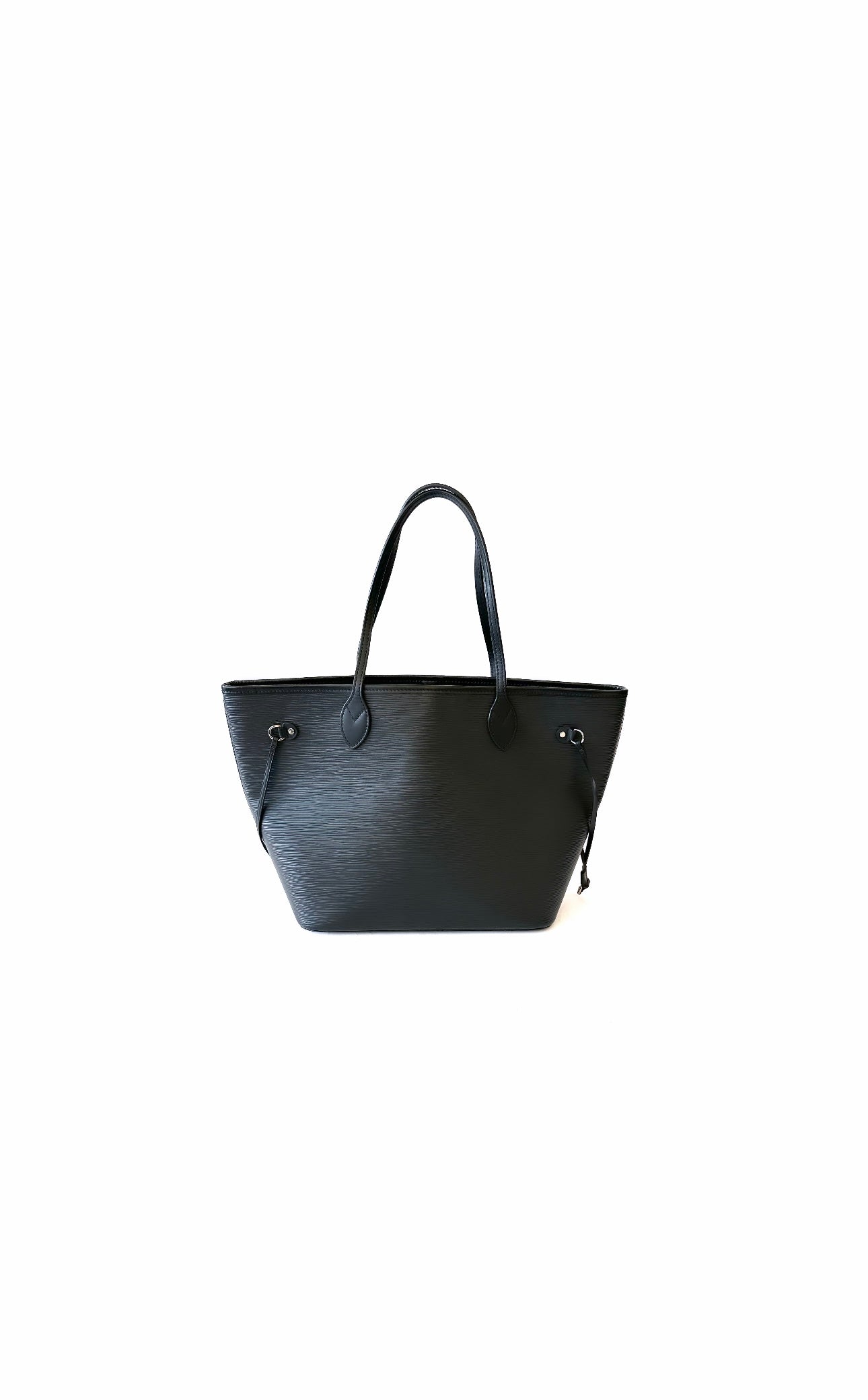 Black Epi Leather Neverfull MM Tote