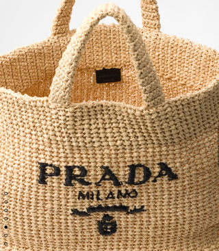 Natural Raffia Tote Bag