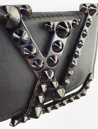 Louis Vuitton Black LV Studded Belt Size 75 & 85