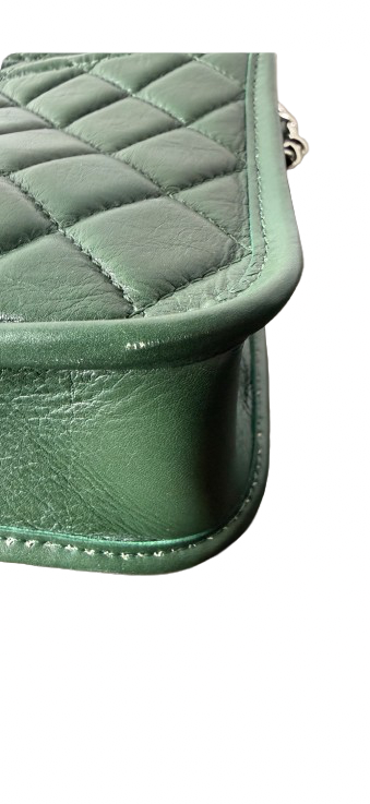 Chanel Green Working Vibe Camera Bag in Like New Condition