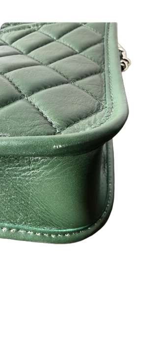 Chanel Green Working Vibe Camera Bag in Like New Condition