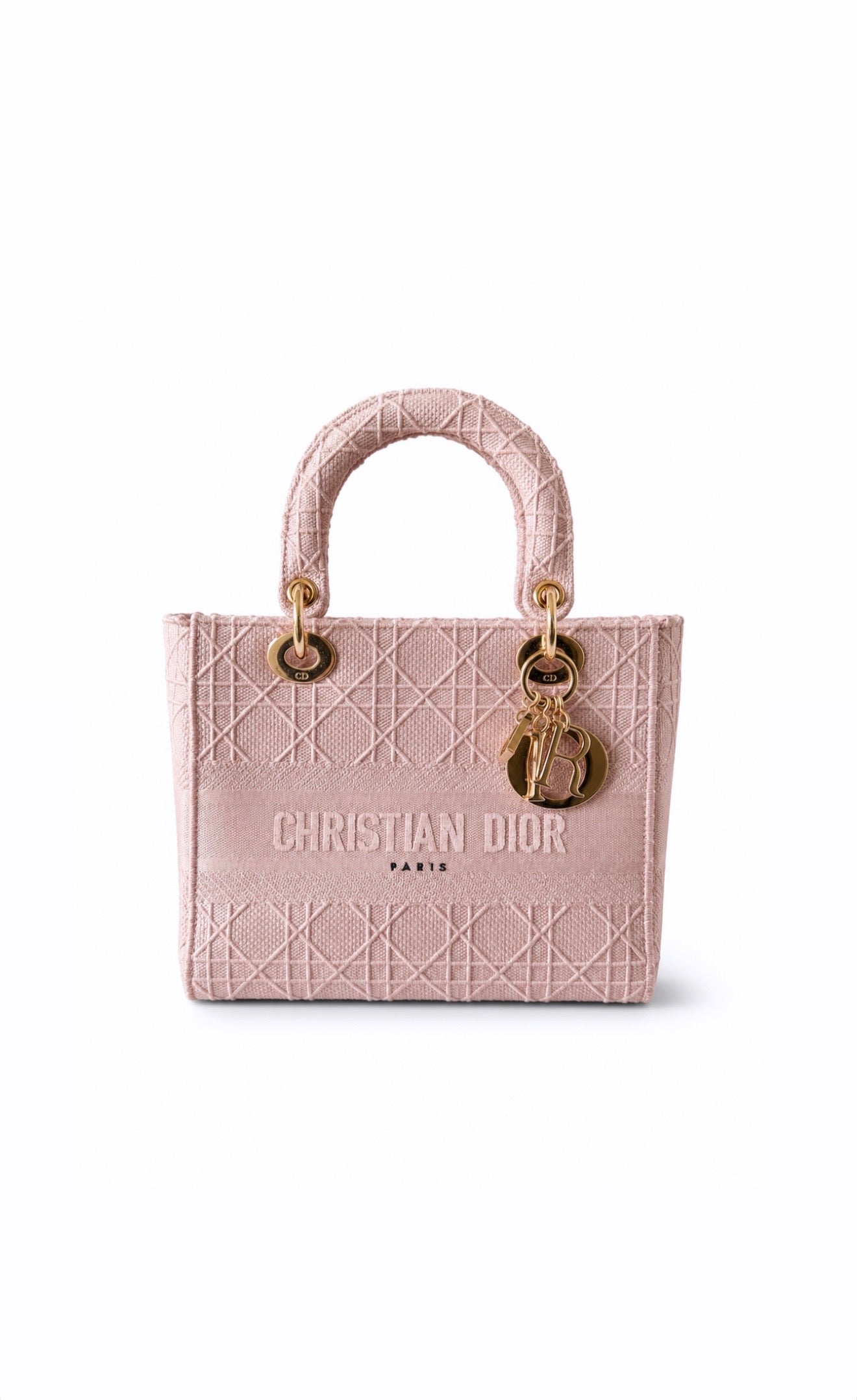 Dior Pink Cannage Medium Lady D-Lite Bag