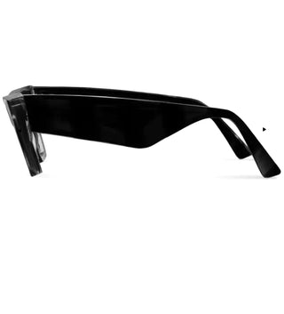 Black Acetate Peak Sunglasses