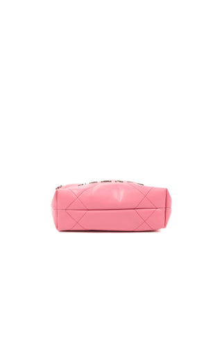 Pink Shiny Calfskin Mini 22 Handbag