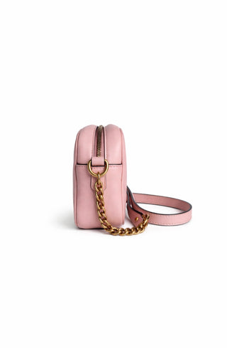 Gucci Pink Small GG Marmont Crossbody Bag