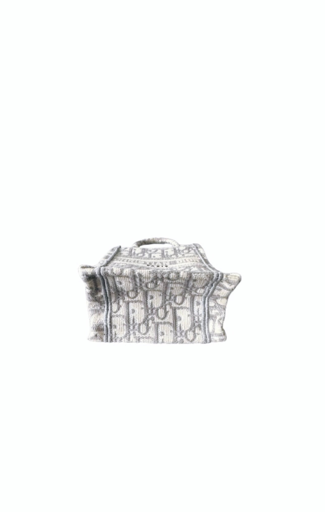 Limited Edition Grey Oblique Mini Book Tote
