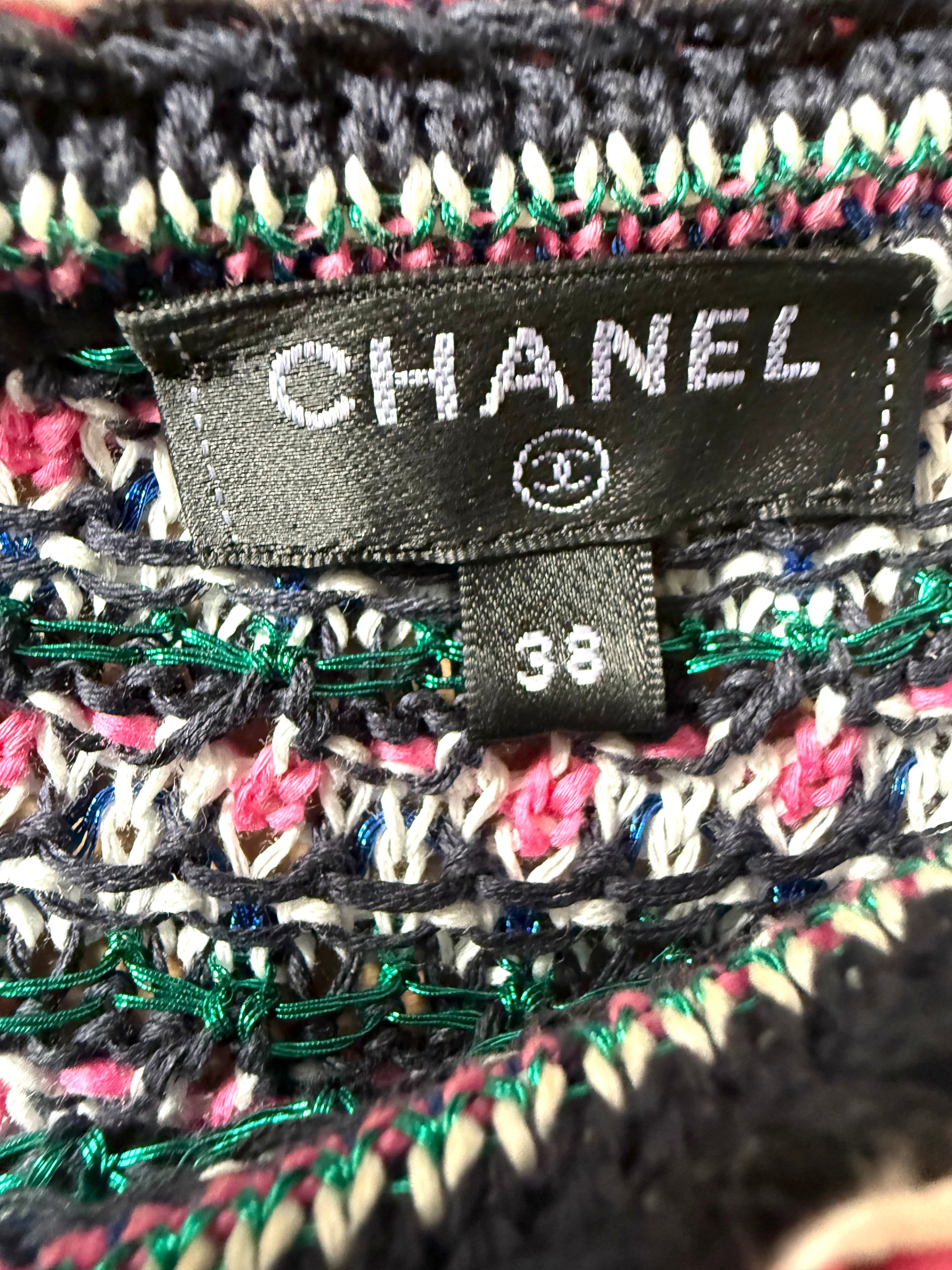 Chanel Multicoloured Mid Sleeve Top