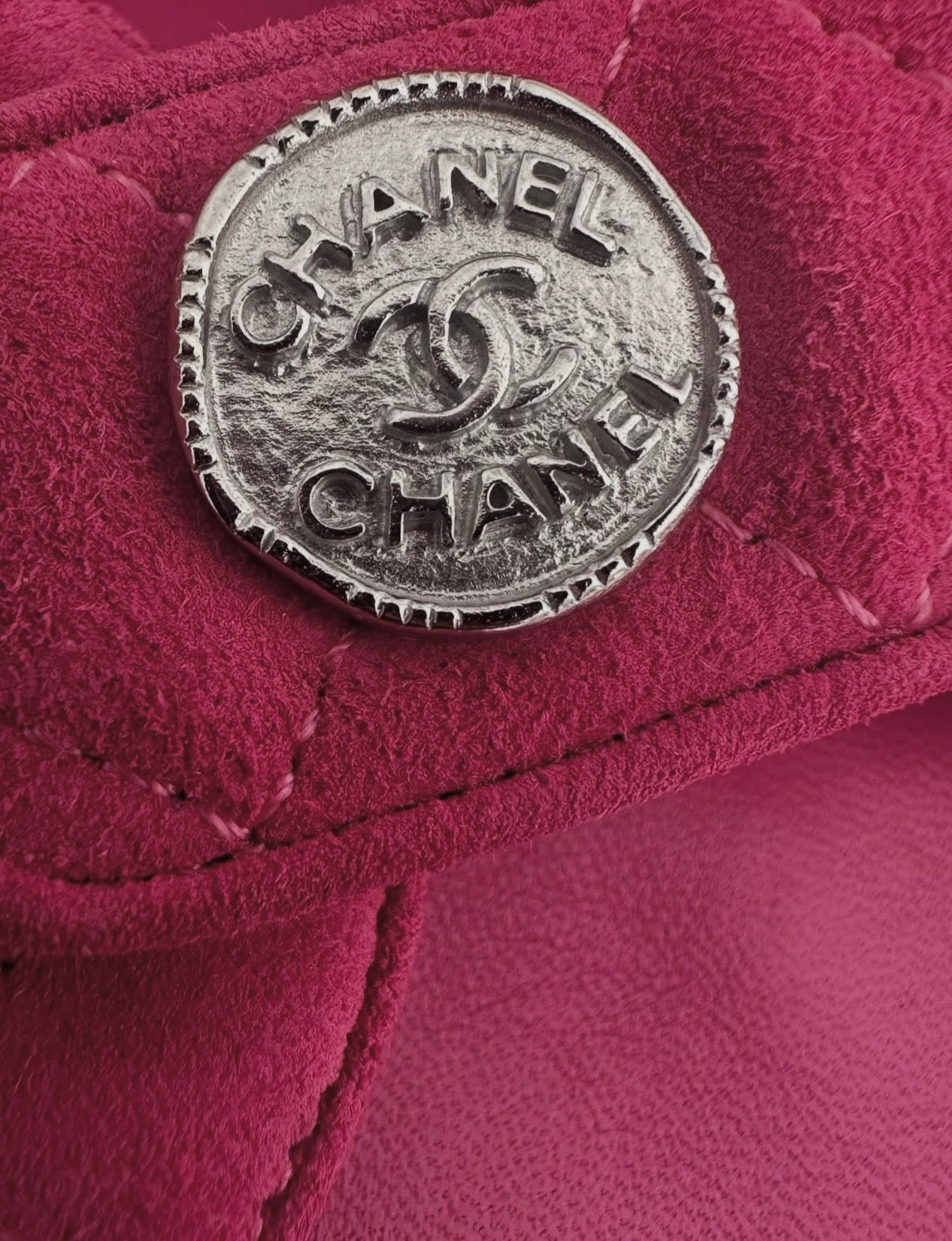 Chanel  Suede Calfskin Velcro Dad Sandal Size 39