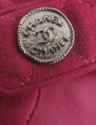 Chanel  Suede Calfskin Velcro Dad Sandal Size 39