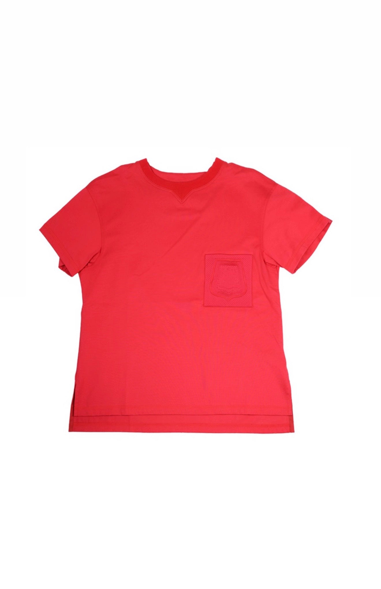 Hermes’ Red Embroidered Pocket T-Shirt