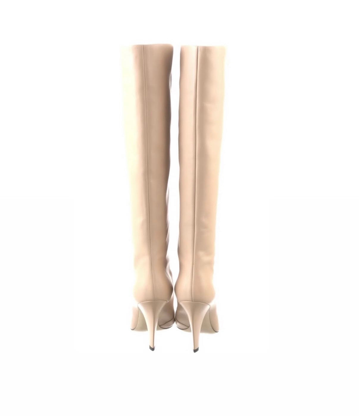 Fendi Beige Kaligraphy Boots Size 38