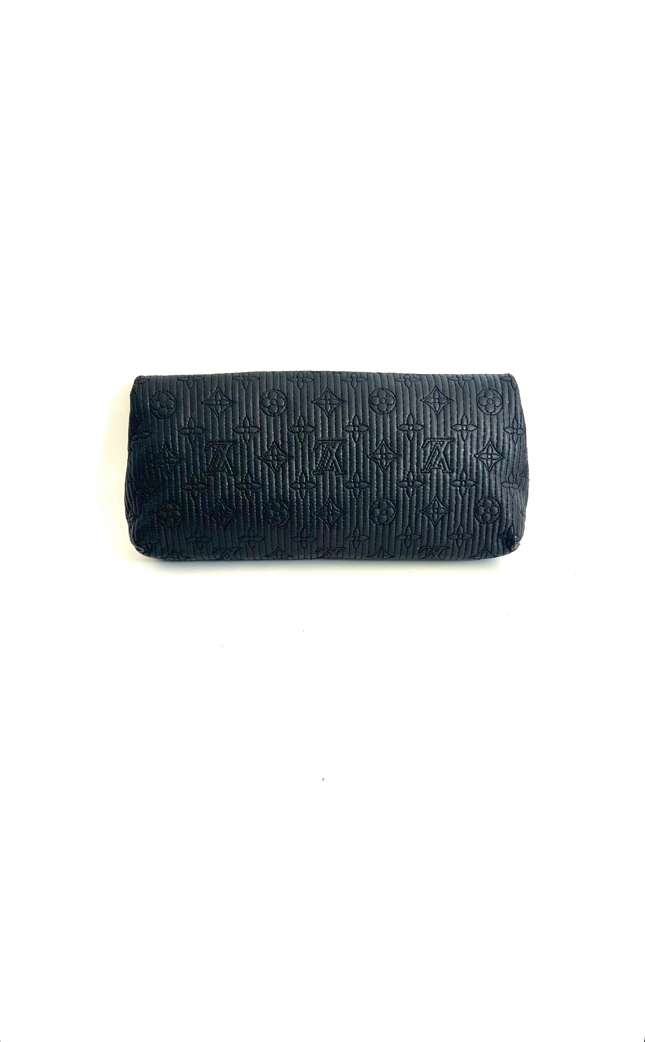 Black Altair Leather Clutch Bag