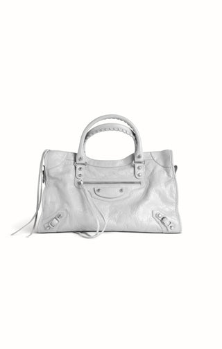 Balenciaga Light Grey Le City Medium Tote