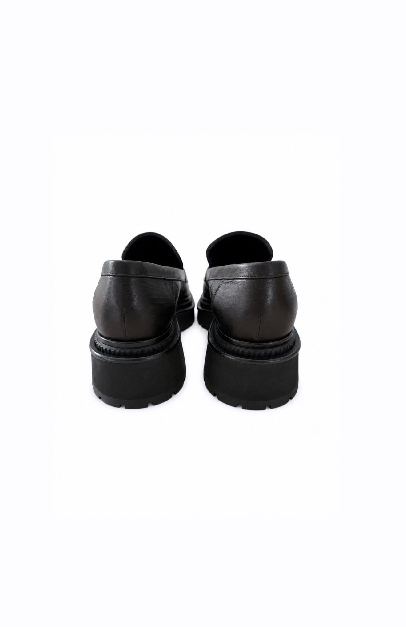 Black Quilted Calfskin Mocassin Loafers BRAND NEW