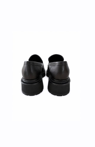 Black Quilted Calfskin Mocassin Loafers BRAND NEW