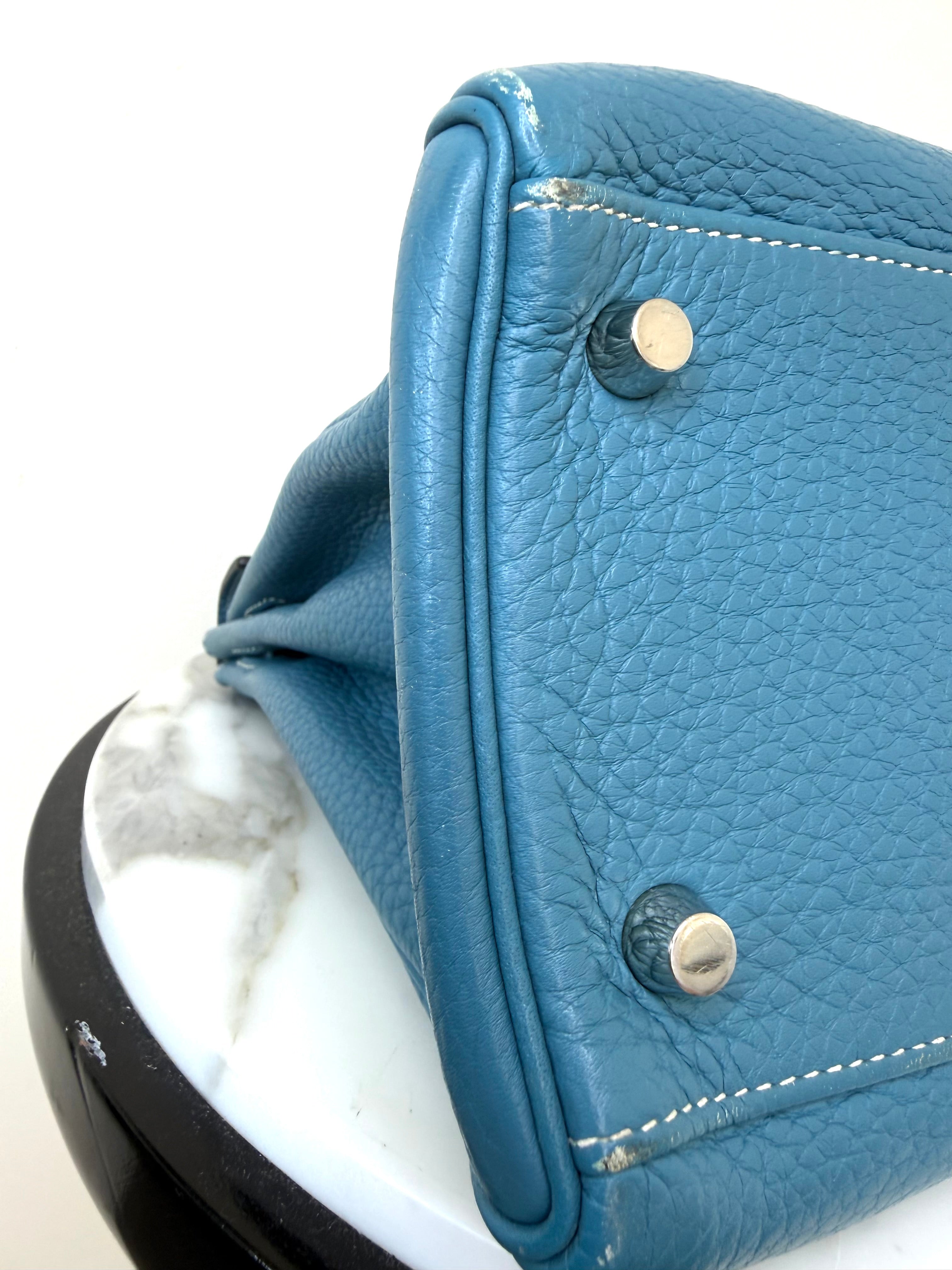 Blue Jean Kelly 32 Retourne Togo Leather