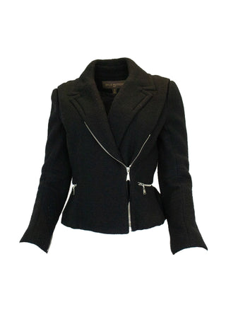 Black Wool Blend Jacket