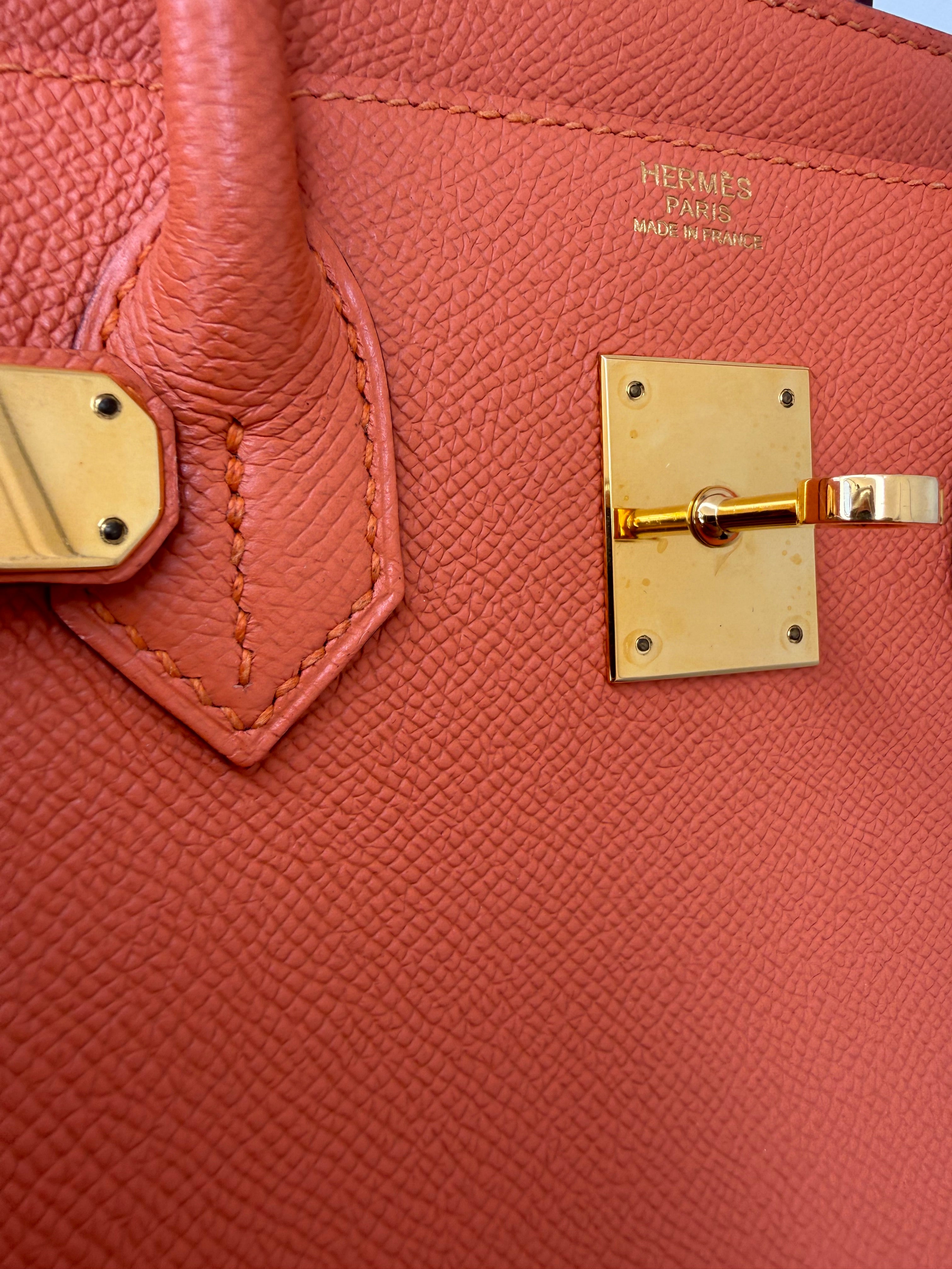 Mango Birkin 30 Togo Leather Gold Hardware