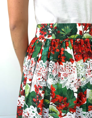 Dolce & Gabbana Vibrant floral Skirt