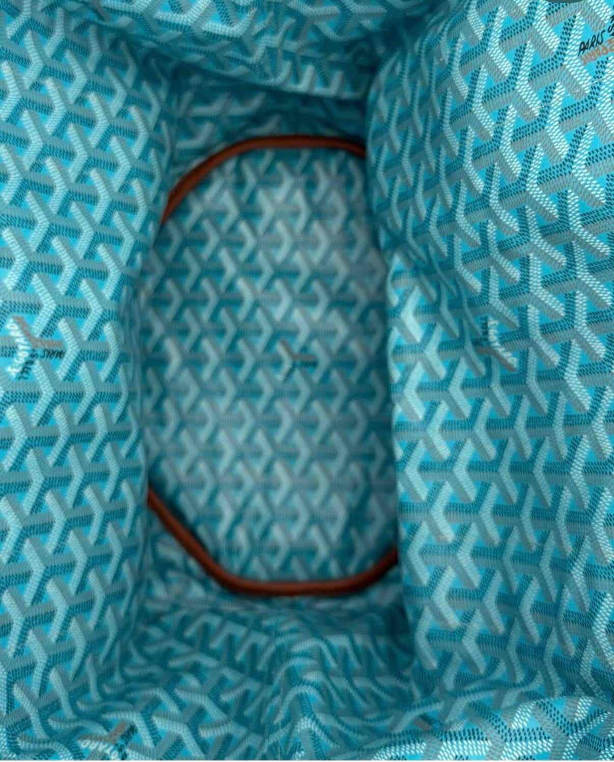 Goyard Turquoise/Beige Reversible