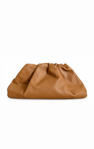 Bottega Tan Large Clutch Pouch Bag Very Good Condition