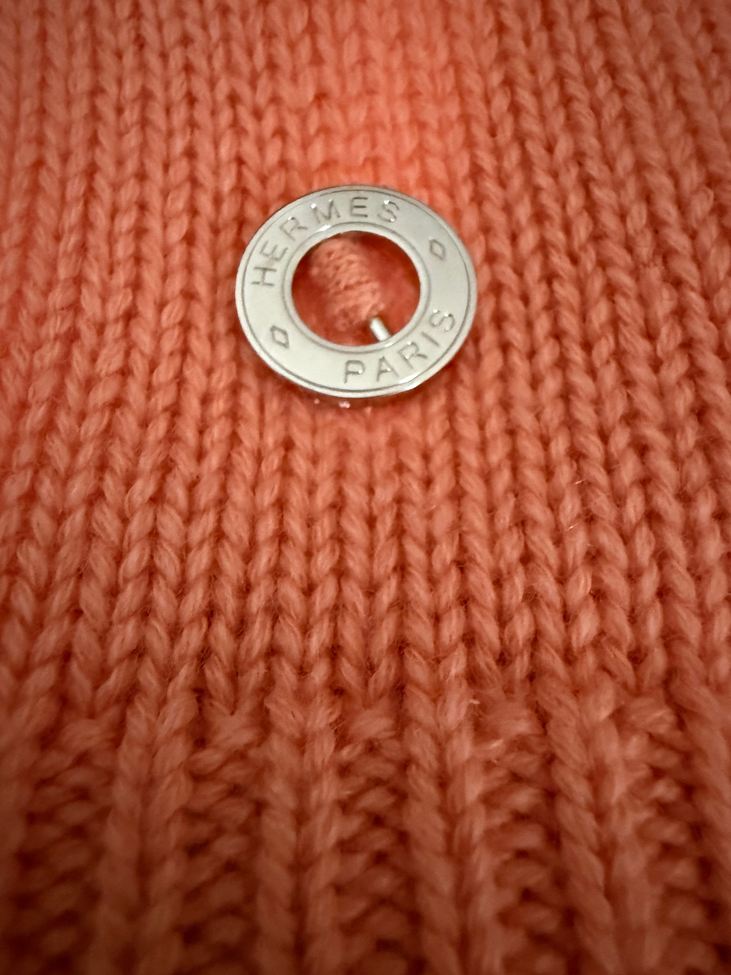 Orange Cashmere / Cotton Sweater