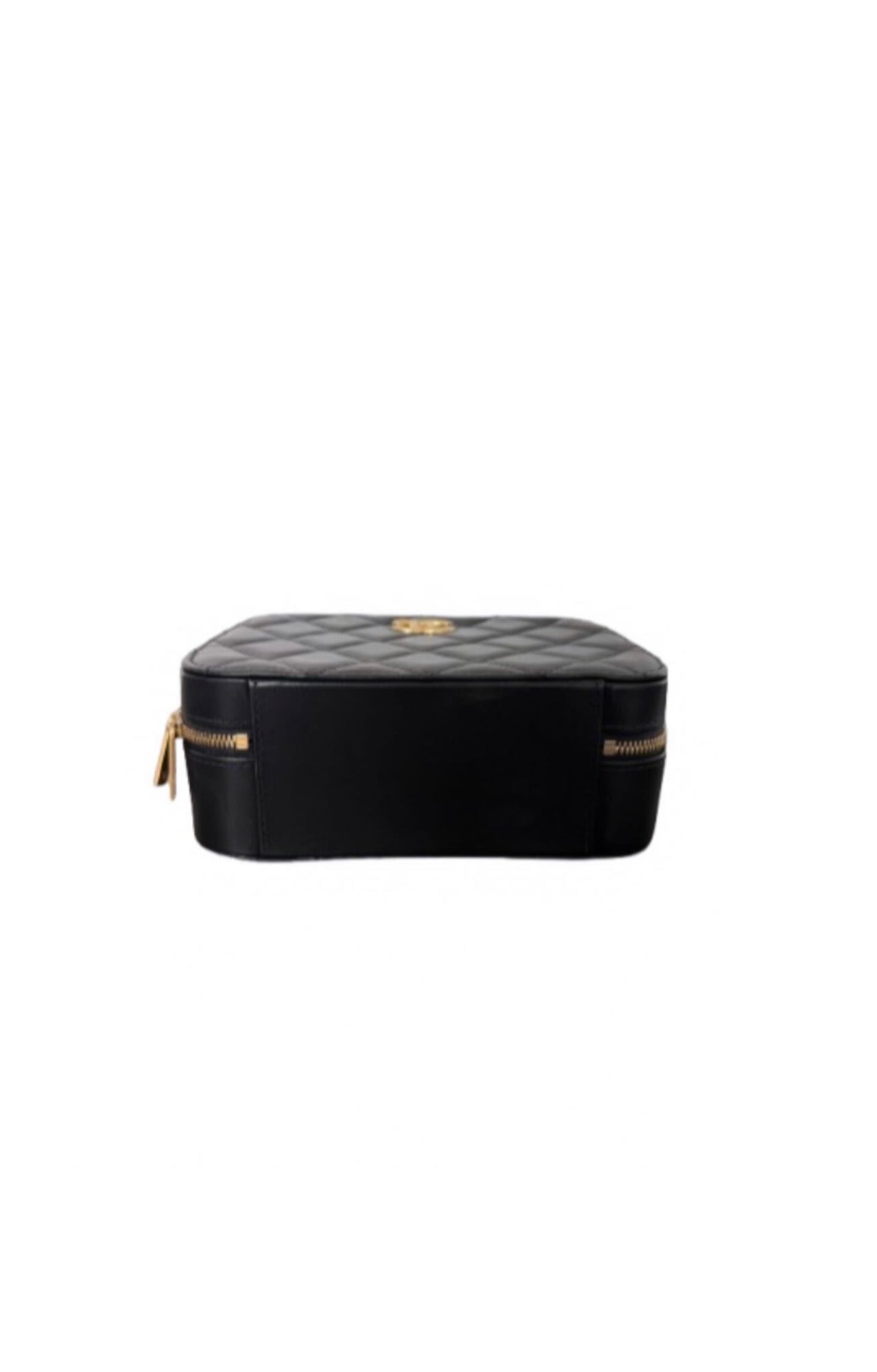 Chanel Black Top Handle Vanity Case