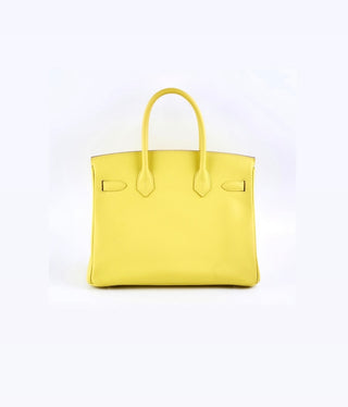 Hermes Lime Birkin 30 Epsom Leather