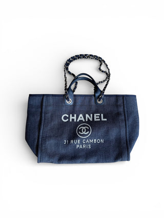 Chanel Meduim Deauville Denim Tote