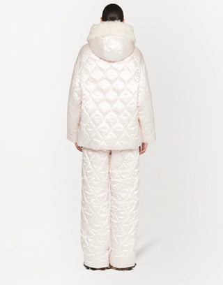 Diamond Quilted Hood Jacket