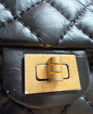 Chanel Reissue 2.55 Black Quilted Belt Bag