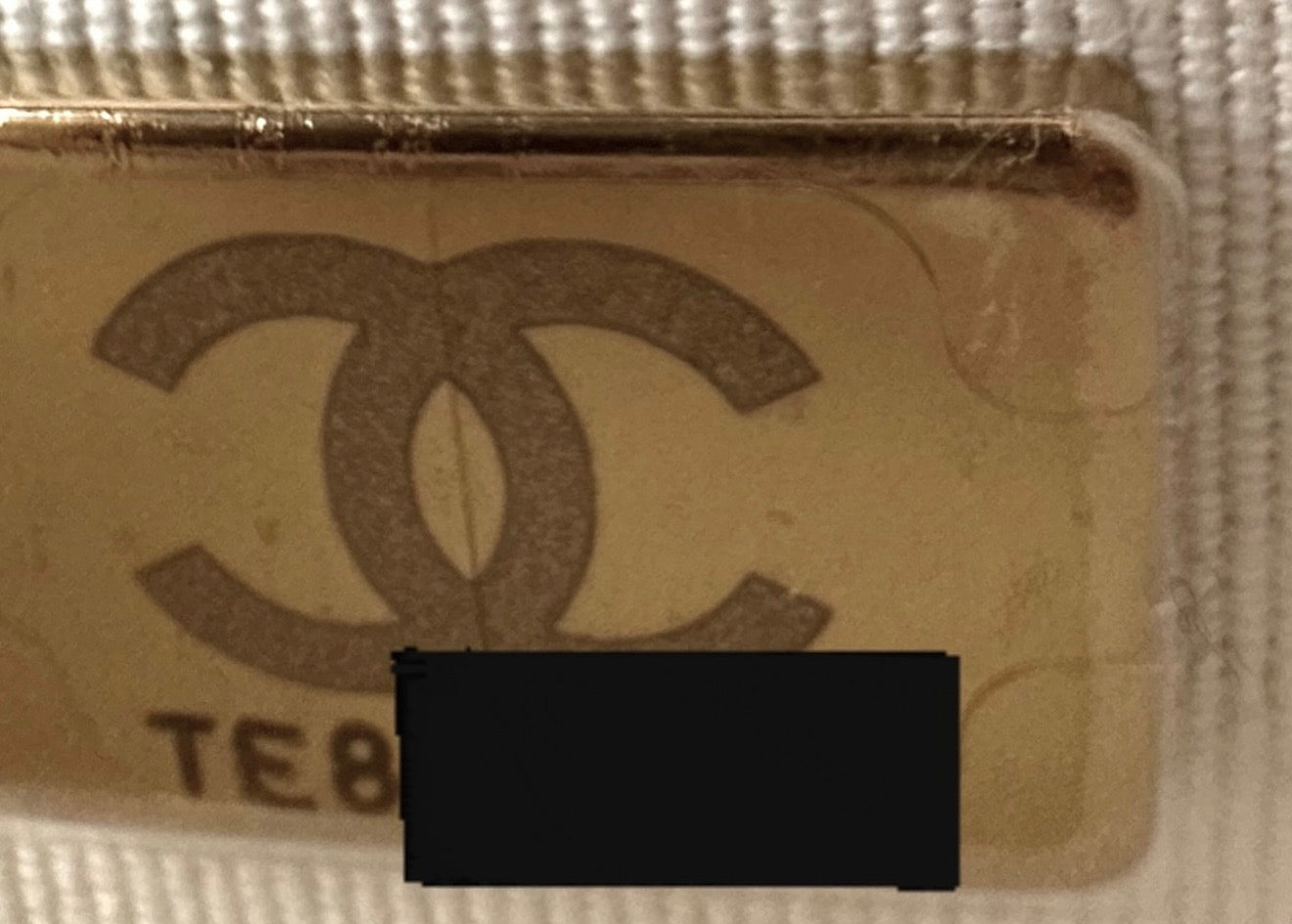 Chanel White Boy Wallet On Chain Like New Condition
