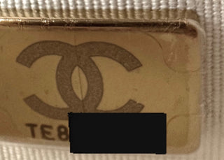 Chanel White Boy Wallet On Chain Like New Condition