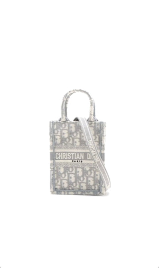 Limited Edition Grey Oblique Mini Book Tote
