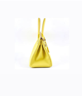 Hermes Lime Birkin 30 Epsom Leather