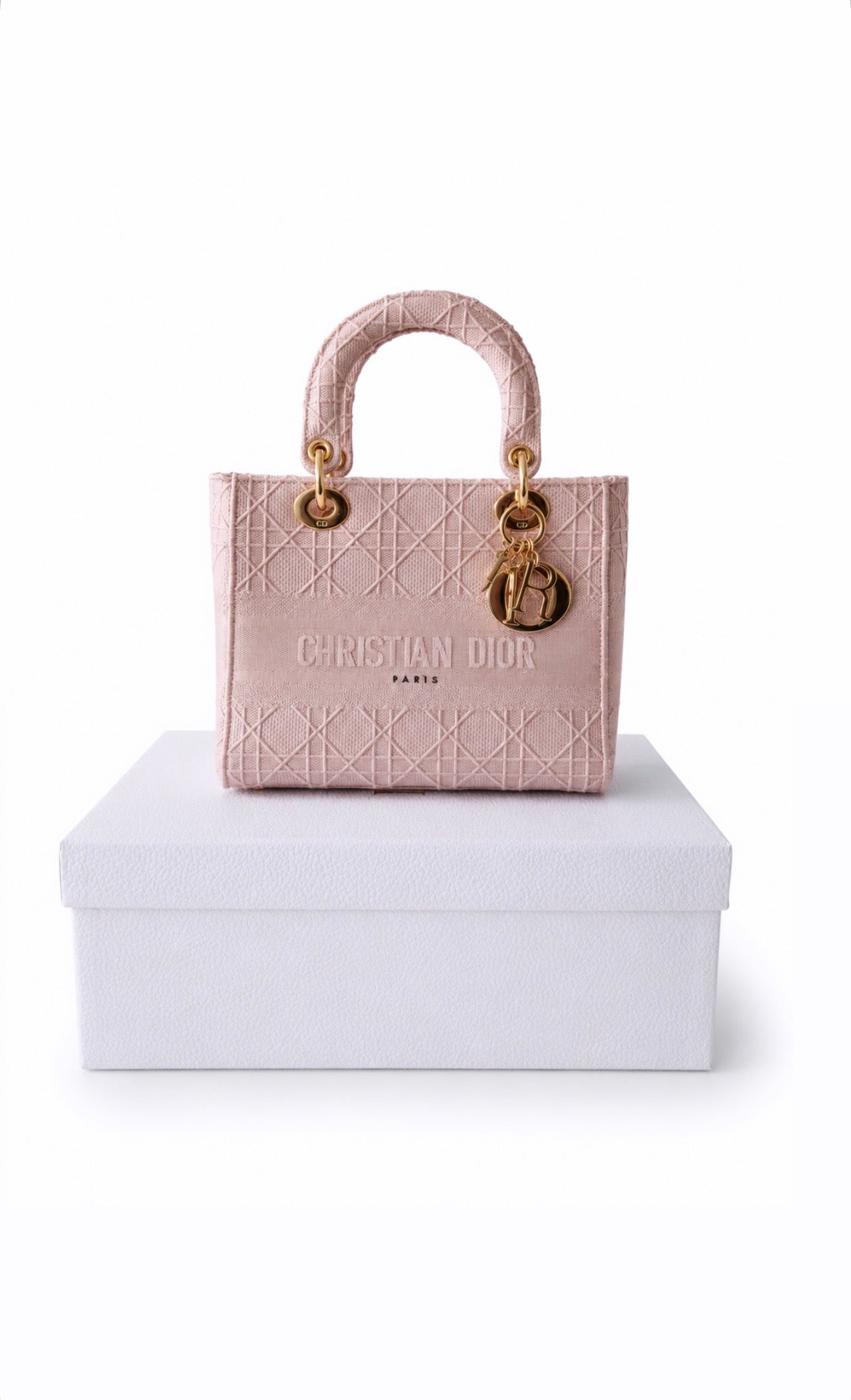 Dior Pink Cannage Medium Lady D-Lite Bag