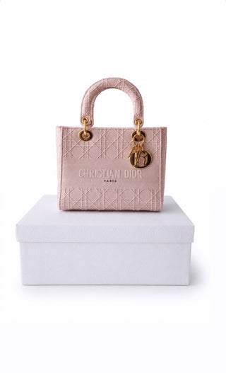 Dior Pink Cannage Medium Lady D-Lite Bag