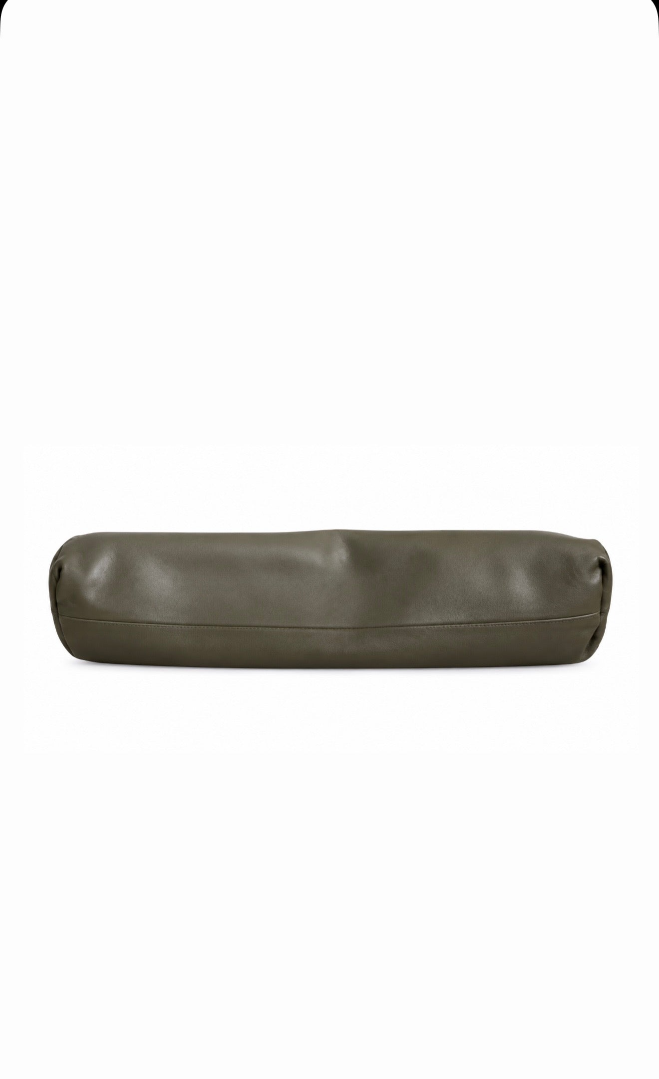 Bottega Khaki Large Pouch Clutch Bag