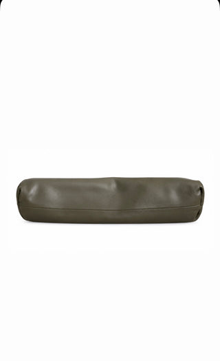 Bottega Khaki Large Pouch Clutch Bag