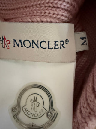 Moncler Kids Pink Beanie w Pom Pom Size M