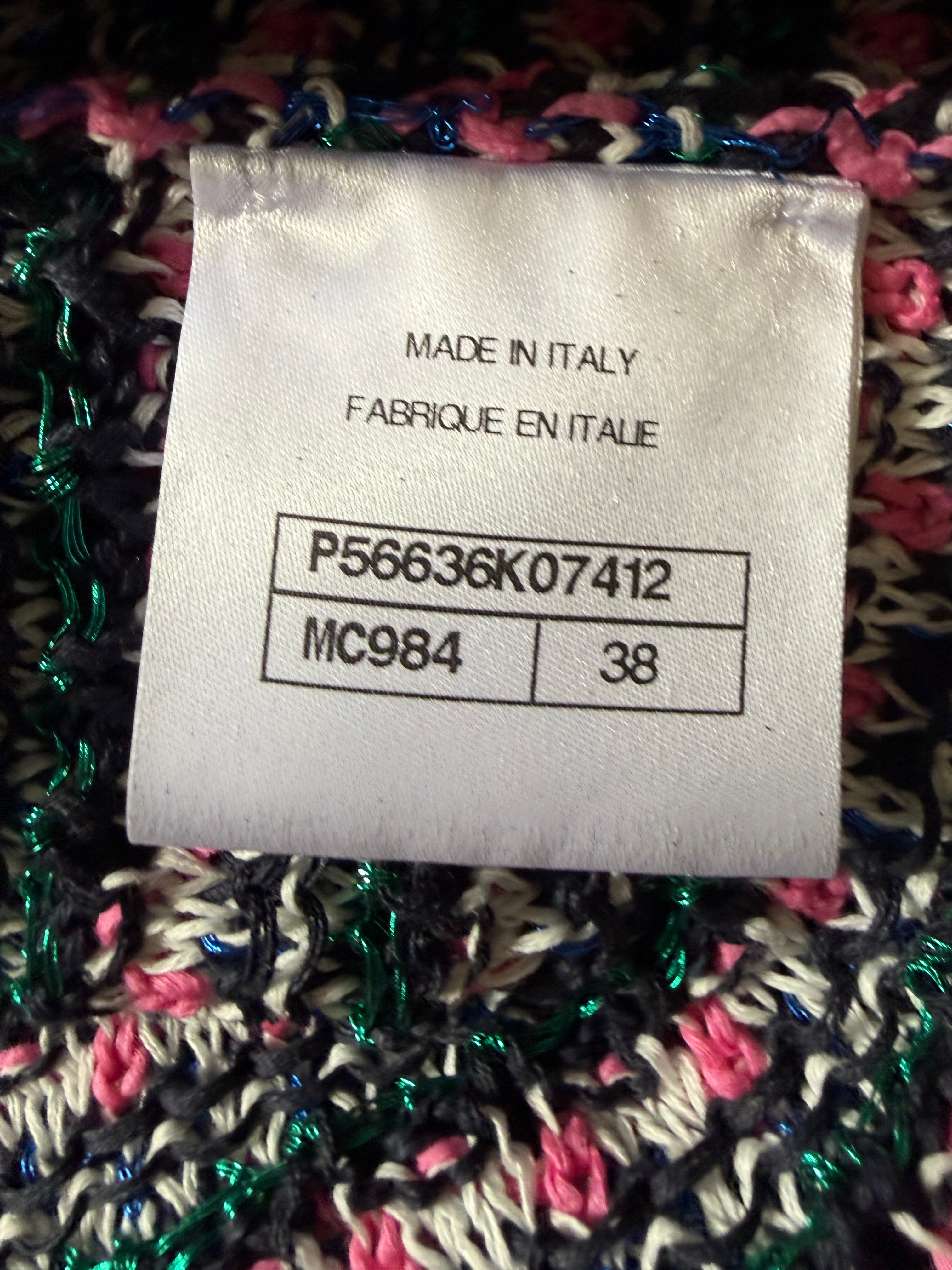 Chanel Multicoloured Mid Sleeve Top