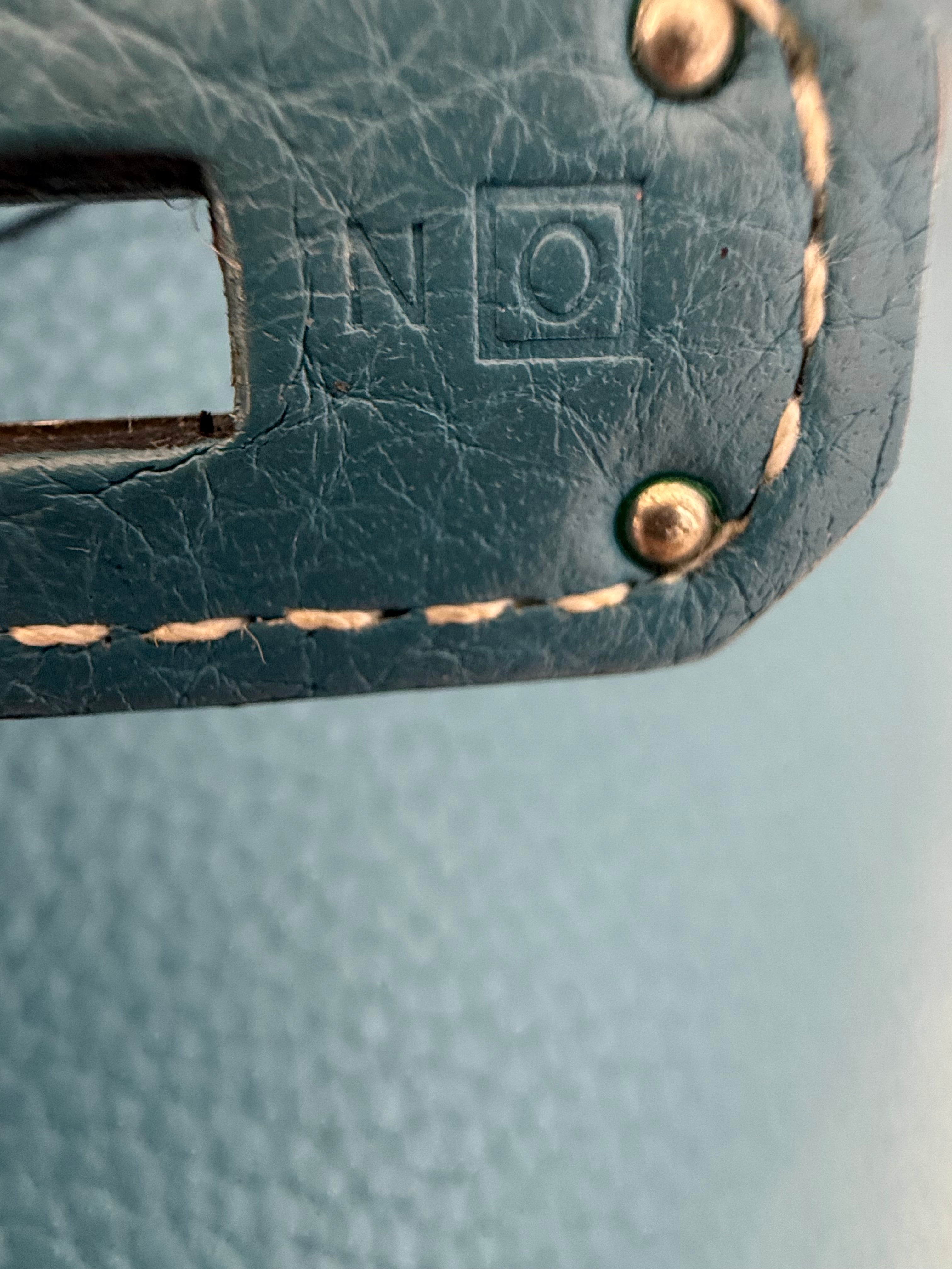 Blue Jean Kelly 32 Retourne Togo Leather