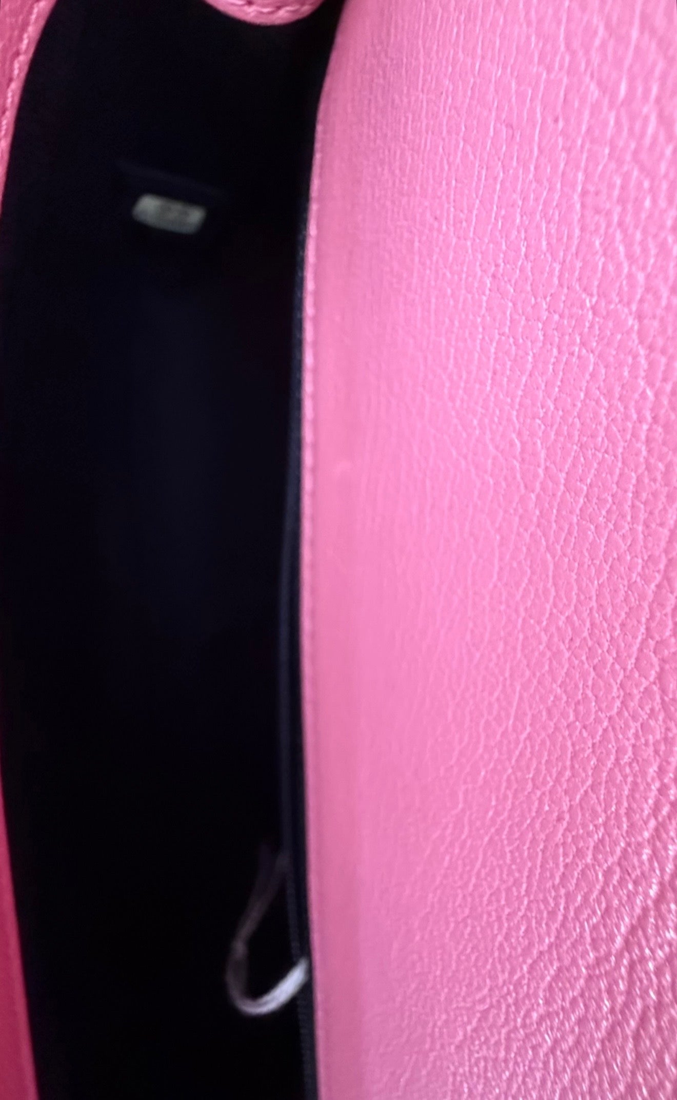 Chanel Pink Lambskin Double Carry Waist Chain Flap Bag Excellent Condition