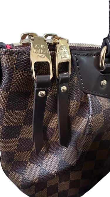 Brown Monogrammed Damier Ebene Westminster PM Tote