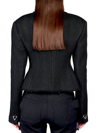 Black Extreme Silhouette Blazer